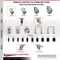 Service Caster 3 Inch 316SS Gray Poly Swivel 1-3/8 Inch Expanding Stem Caster Set Brake SCC SCC-SS316EX20S314-PPUB-TLB-138-4 - alternate 3